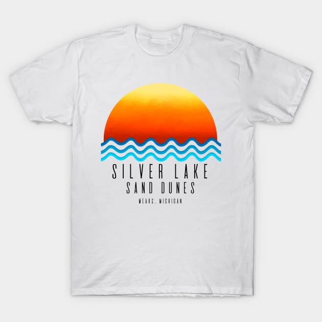 Silver Lake Sand Dunes T-Shirt by Megan Noble